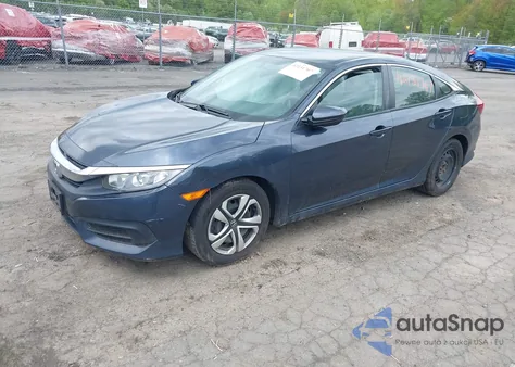 2018 Honda Civic Lx из США, поврежденный, VIN 19XFC2F53JE208950